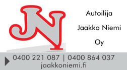 Autoilija Jaakko Niemi Oy logo